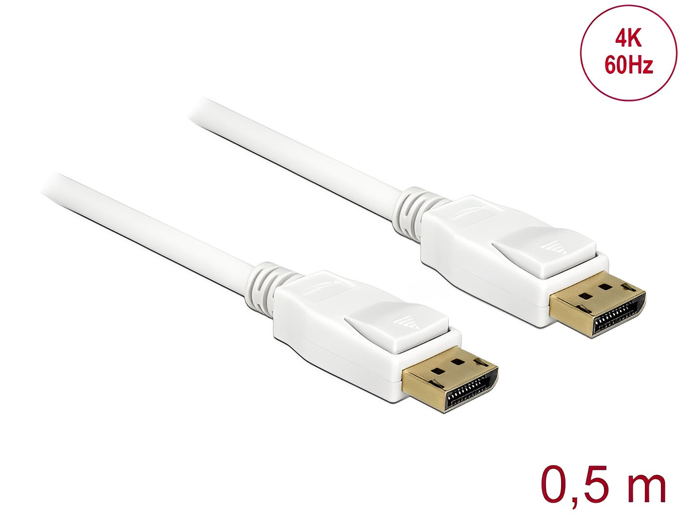 כבל DisplayPort 1.2 4K ז/ז תומך 60 הרץ - delock.israel