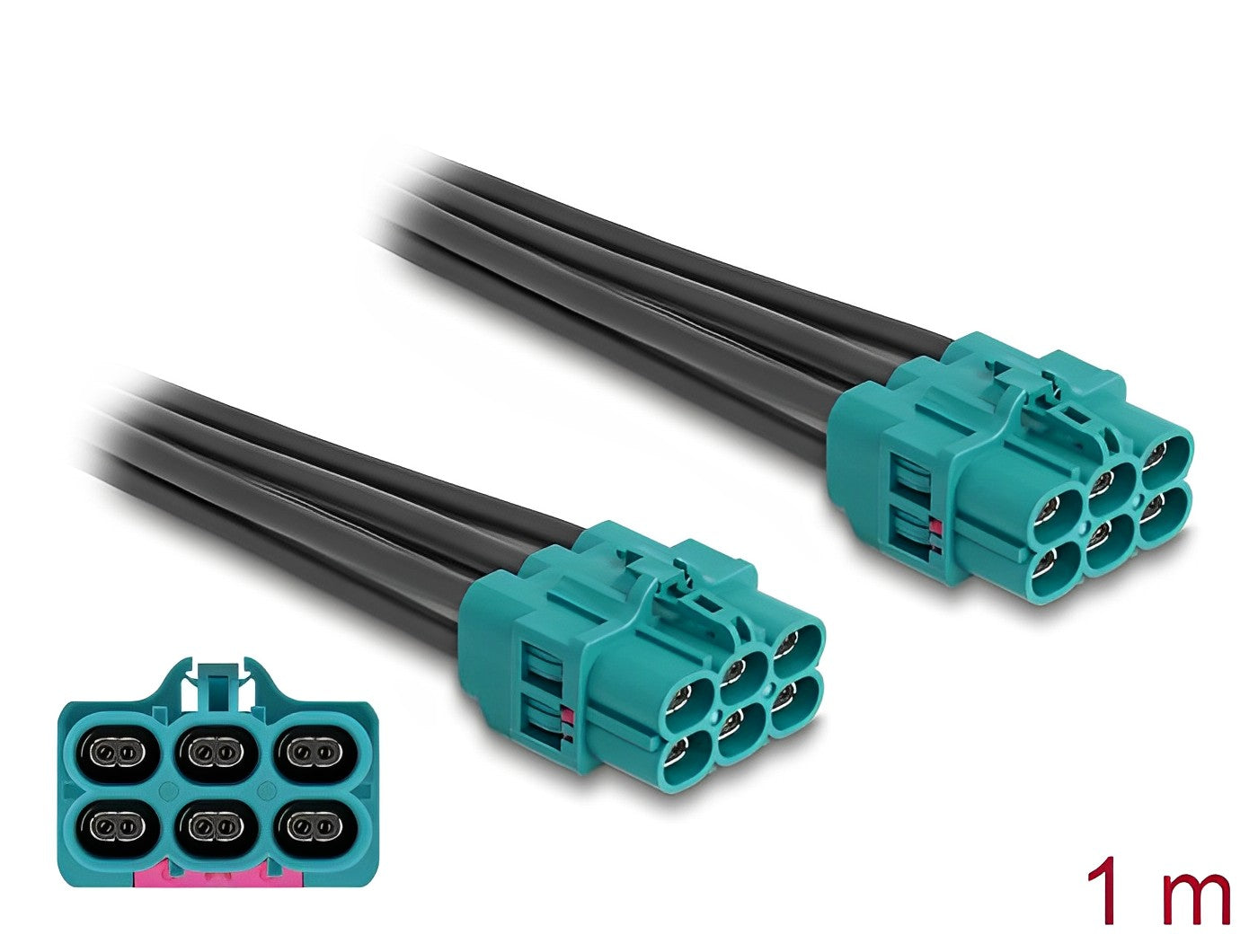 Delock Cable HDMTD Z six jack to HDMTD Z six jack 1 m - delock.israel