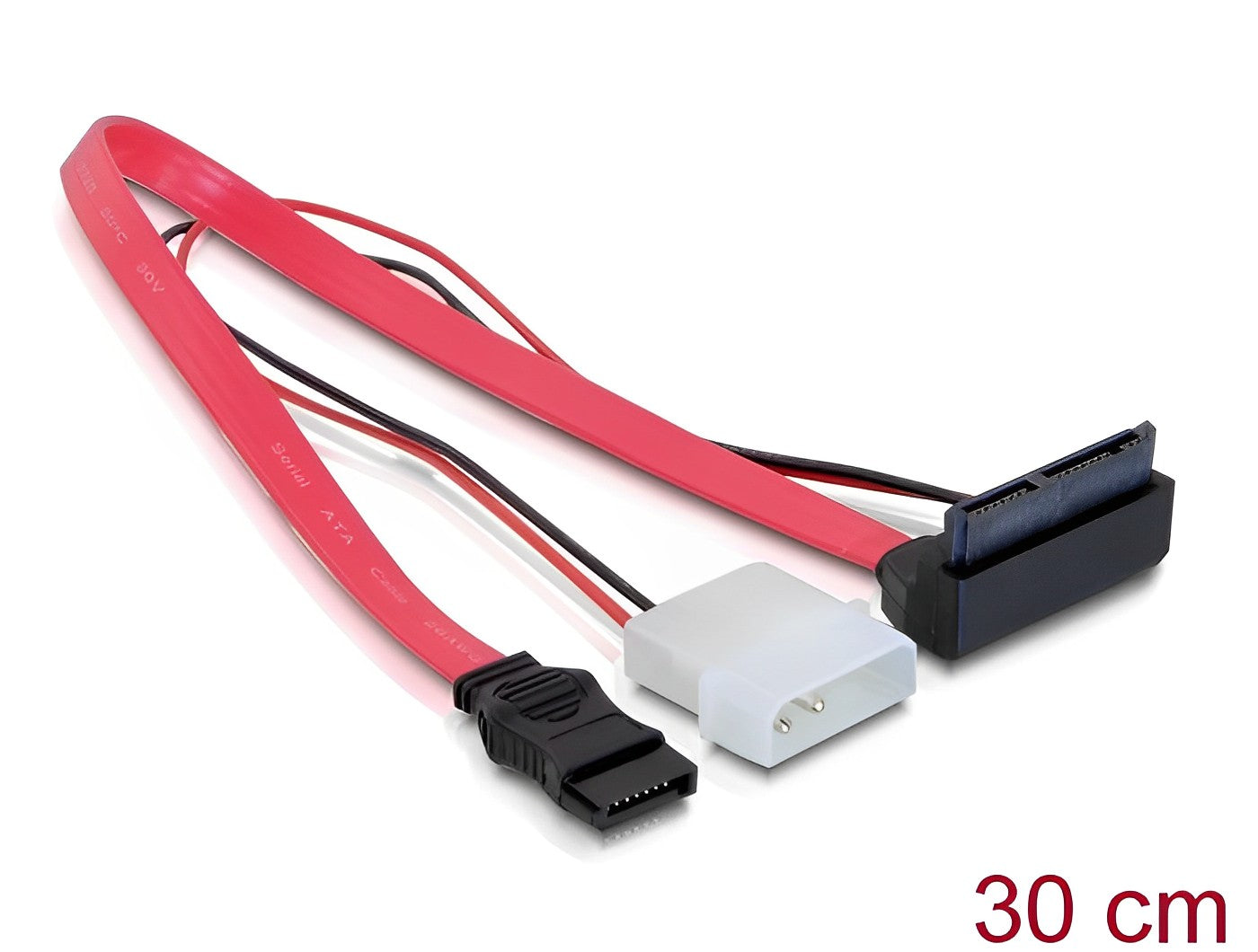 כבל Micro SATA זכר ל- 5V / 3,3V + SATA 7 pin - delock.israel