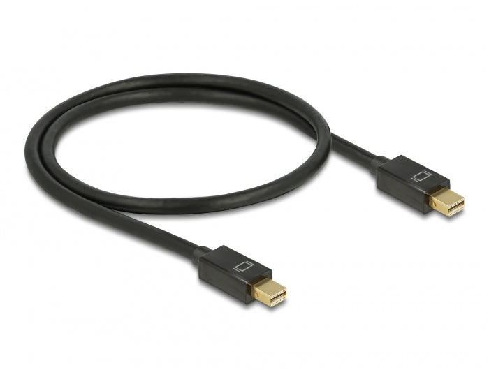 כבל מיני DisplayPort 1.2 4K מבית Delock גרמניה מספק חיבור יציב ואיכותי בין מחשבים, מסכים, מקרנים או טלוויזיות