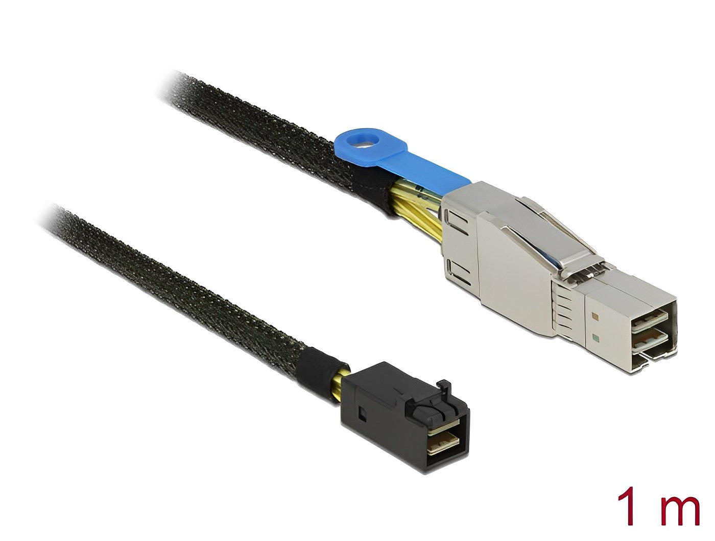 כבל Mini SAS HD SFF-8644 ל- Mini SAS HD SFF-8643 ז/ז אורך 1 מטר - delock.israel