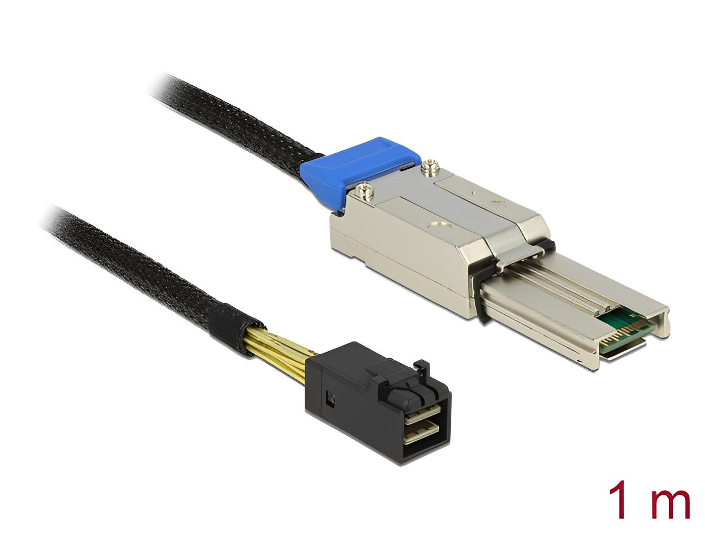 כבל Mini SAS SFF-8088 ל- Mini SAS HD SFF-8643 ז/ז אורך 1 מטר - delock.israel