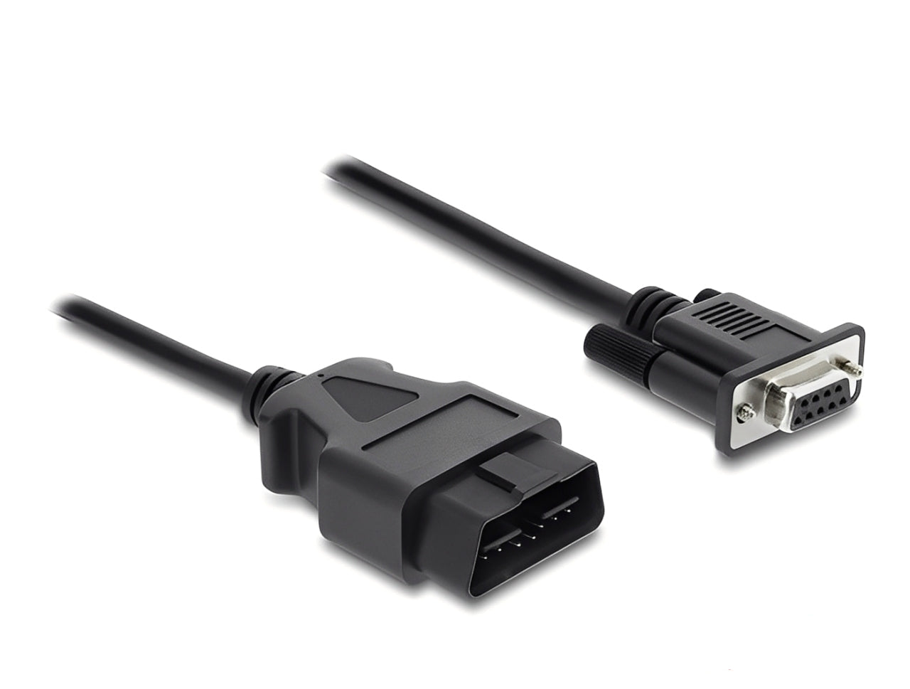 כבל אבחון OBD-2 מבית DELOCK גרמניה מאפשר חיבור של לוגר נתונים