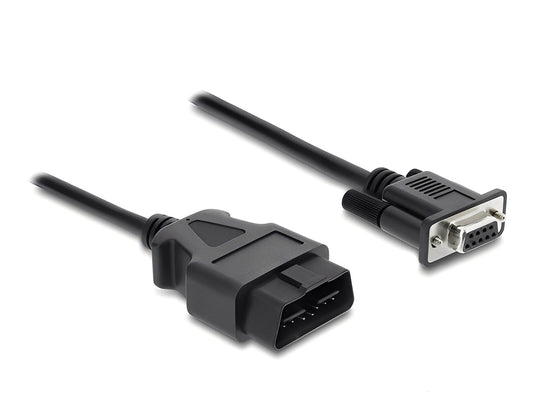 כבל אבחון OBD-2 מבית DELOCK גרמניה מאפשר חיבור של לוגר נתונים