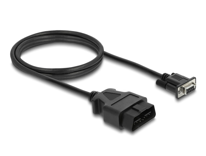 כבל אבחון OBD-2 מבית DELOCK גרמניה מאפשר חיבור של לוגר נתונים