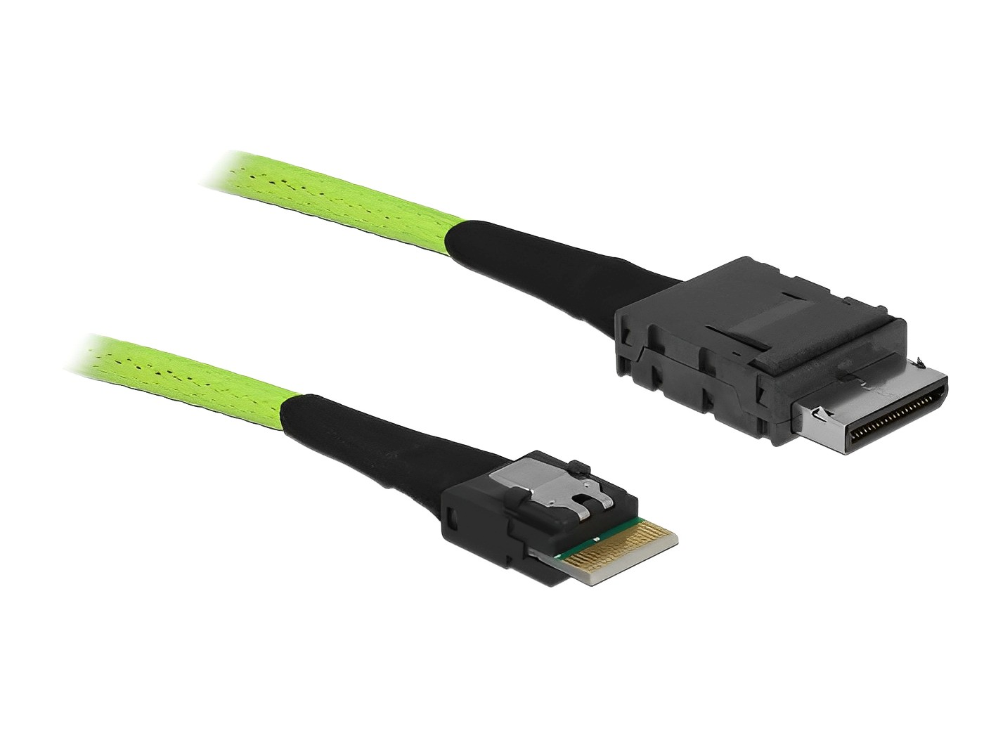 כבל OCuLink PCIe SFF-8611 ל- Slim SAS SFF-8654 4i ז/ז - delock.israel