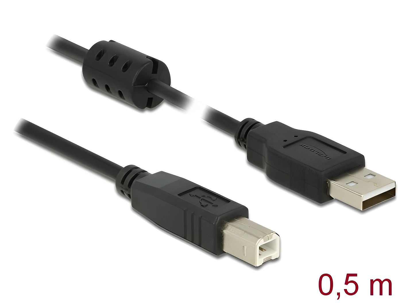 כבל USB 2.0 A-B ז/ז - delock.israel