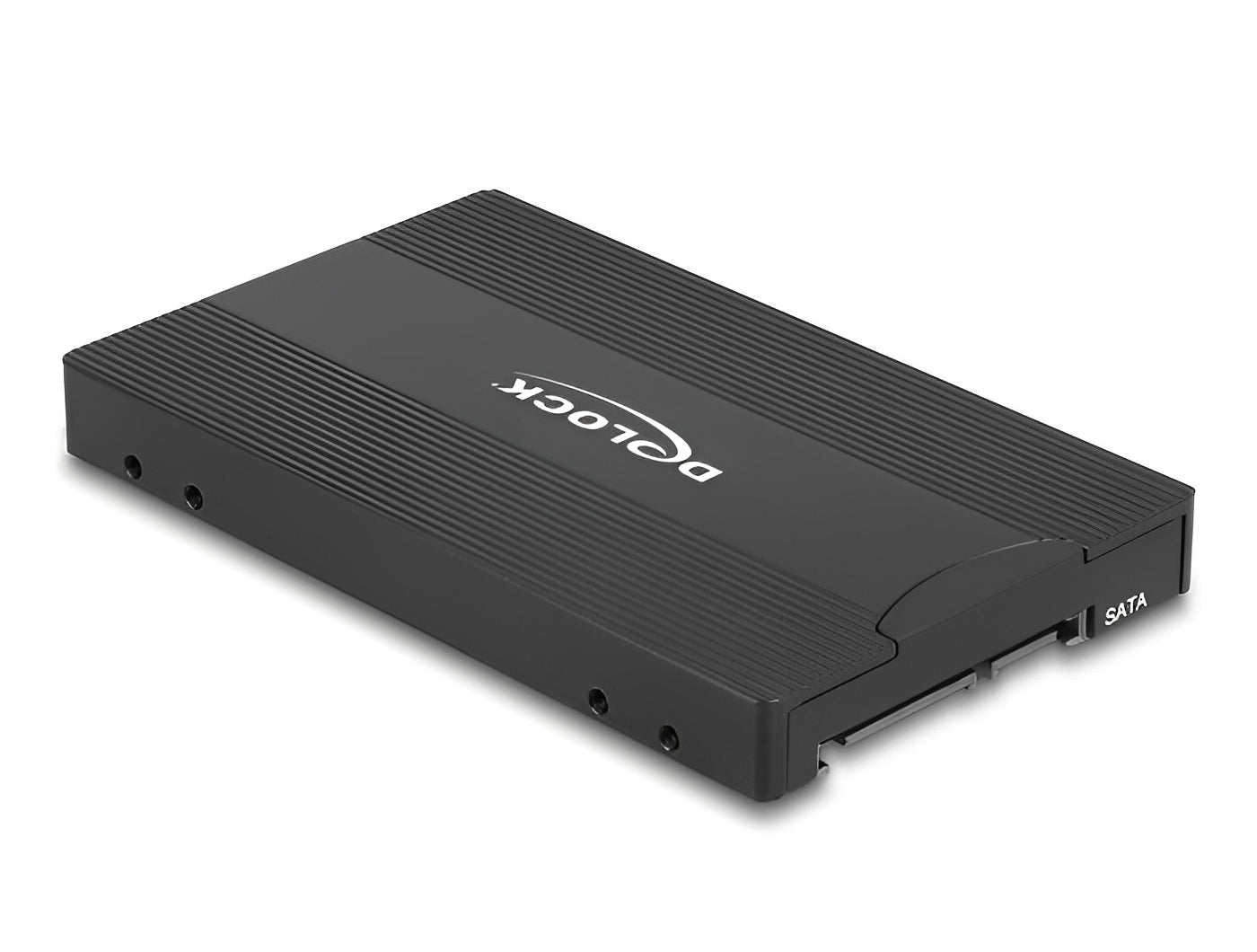 ממיר 2.5″ מבית Delock גרמניה מאפשר התקנה של כונן M.2 PCIe NVMe עם Key M או כונן SATA M.2 עם Key B בפורמטים 2280, 2260, 2242 ו־2230