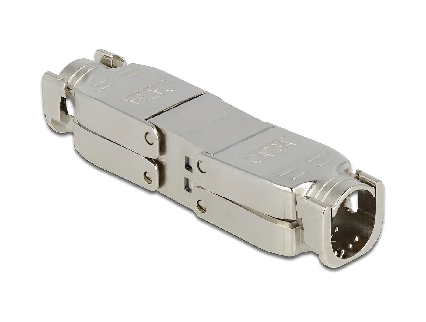 קופסת חיבורים להארכת כבל רשת RJ45 Cat.6A STP ללא כלי עבודה - delock.israel