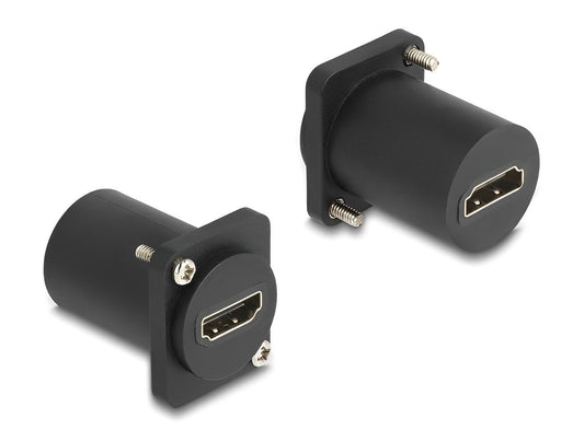 מחבר HDMI 8K 60Hz תומך HDR נ/נ להתקנה בפאנל מסדרה D - delock.israel