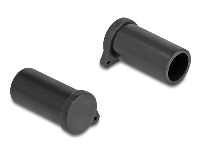 כיסוי נגד אבק ללא אחיזה לשקע MC4 - DL4 צבע שחור סט 10 יח - delock.israel