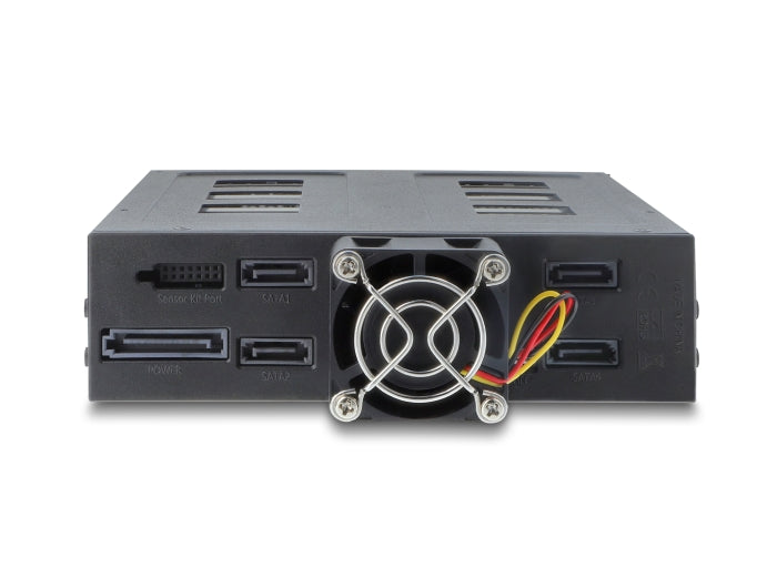 מגירה נשלפת המהירה לכונני 2.5″ מבית Delock גרמניה זה פתרון חומרה ייעודי להסבה של מפרץ כוננים בגודל 5.25 אינץ'