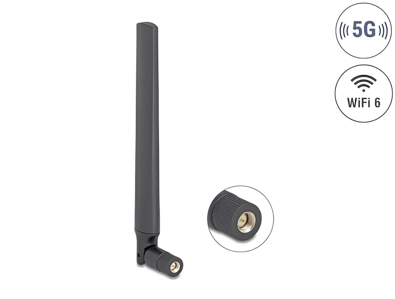 אנטנה איכותית בתקן 5G מבית Delock גרמניה מאפשרת שימוש בתדרי 5G שונים בתוך מבנים