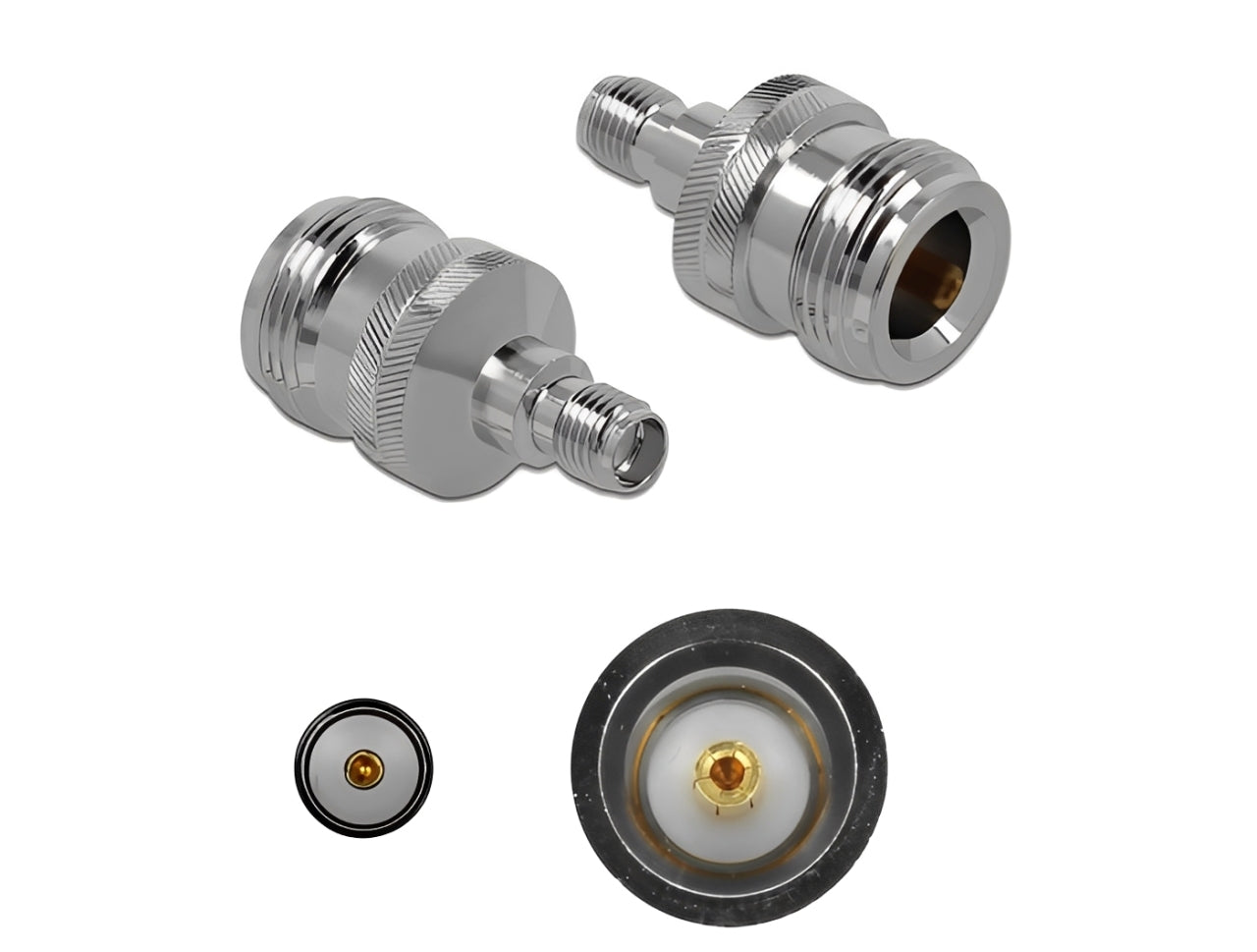 מתאם לכבל האנטנה מבית Delock גרמניה מתאים לחיבור רכיבים בתחום טכנולוגיית תדרי רדיו