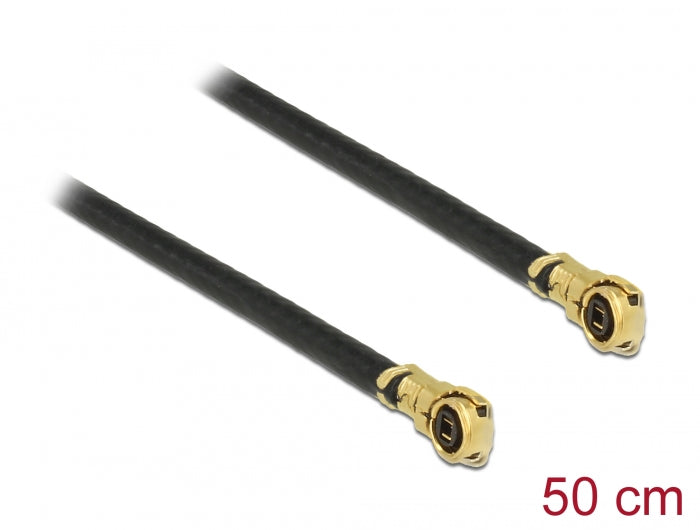 כבל האנטנה מבית Delock גרמניה המבוסס על כבל מסוג Coaxial 1.13 מתאים לחיבור רכיבים בתחום טכנולוגיית תדרי רדיו