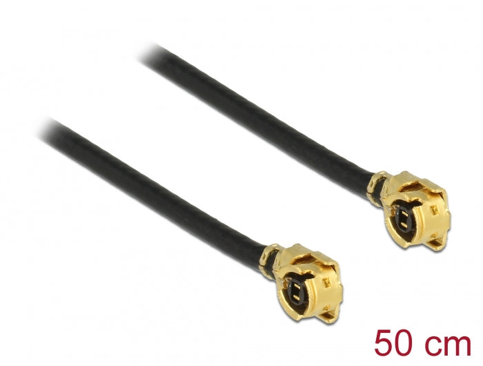 כבל האנטנה מבית Delock גרמניה המבוסס על כבל מסוג Coaxial 1.13 מתאים לחיבור רכיבים בתחום טכנולוגיית תדרי רדיו