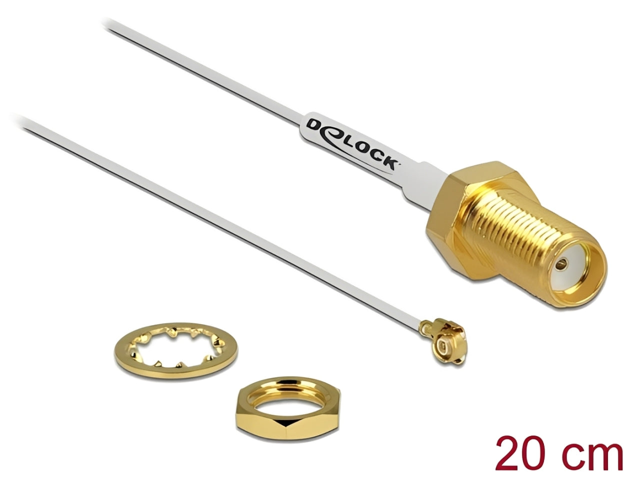 כבל האנטנה מבית Delock גרמניה מתאים לחיבור רכיבים בתחום טכנולוגיית תדרי רדיו