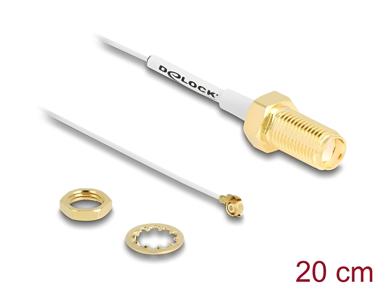כבל האנטנה מבית Delock גרמניה מתאים לחיבור רכיבים בתחום טכנולוגיית תדרי רדיו