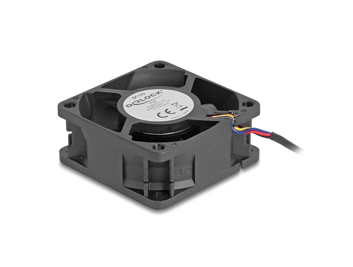 מאוורר DC מבית Delock גרמניה מתאים לקירור רכיבי מחשב באמצעות זרימת אוויר מקבילה