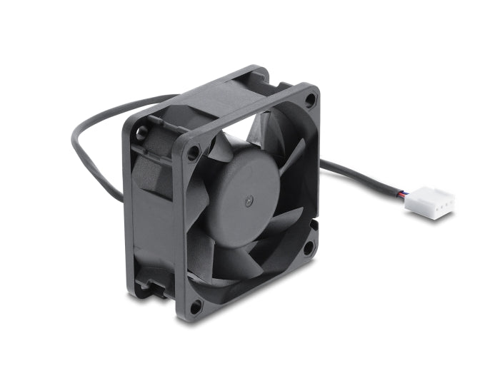 מאוורר קירור 48V DC מבית Delock גרמניה זה רכיב קירור אקטיבי תעשייתי בתצורת מאוורר צירי