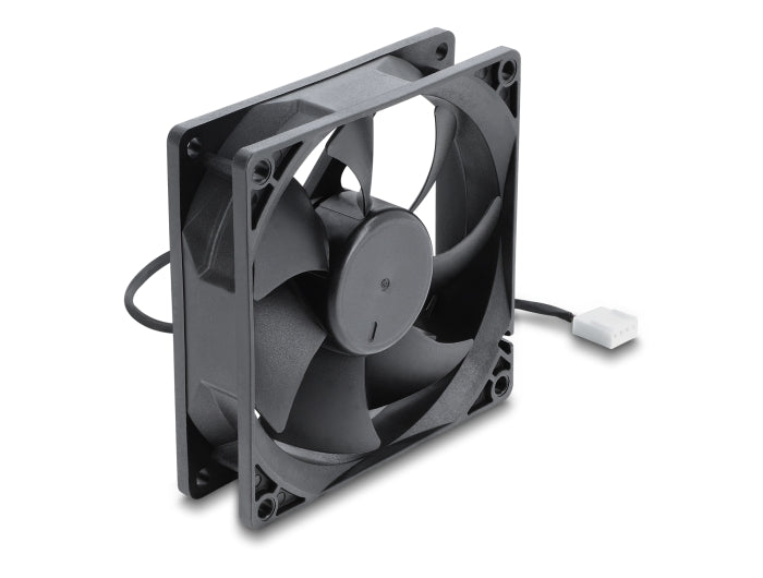מאוורר קירור 48V DC מבית Delock גרמניה זה רכיב קירור אקטיבי תעשייתי בתצורת מאוורר צירי