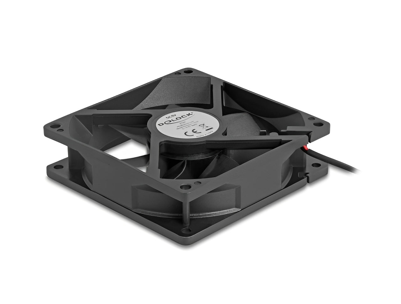 מאוורר DC מבית Delock גרמניה מתאים לקירור רכיבי מחשב באמצעות זרימת אוויר מקבילה
