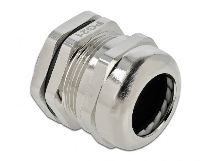 אנטיגרון PG21 (Cable Gland) מבית Delock גרמניה משמש כפתרון קריטי בעולם החיווט התעשייתי