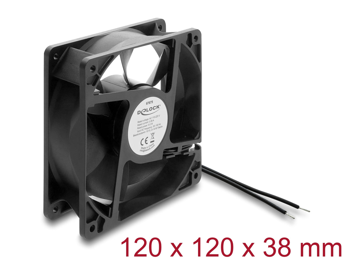 מאוורר קירור 110-220V EC מבית Delock גרמניה