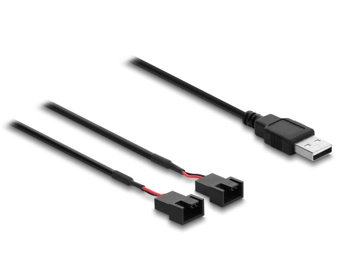 כבל ה-USB למאוורר כולל המפסק המובנה מבית Delock גרמניה