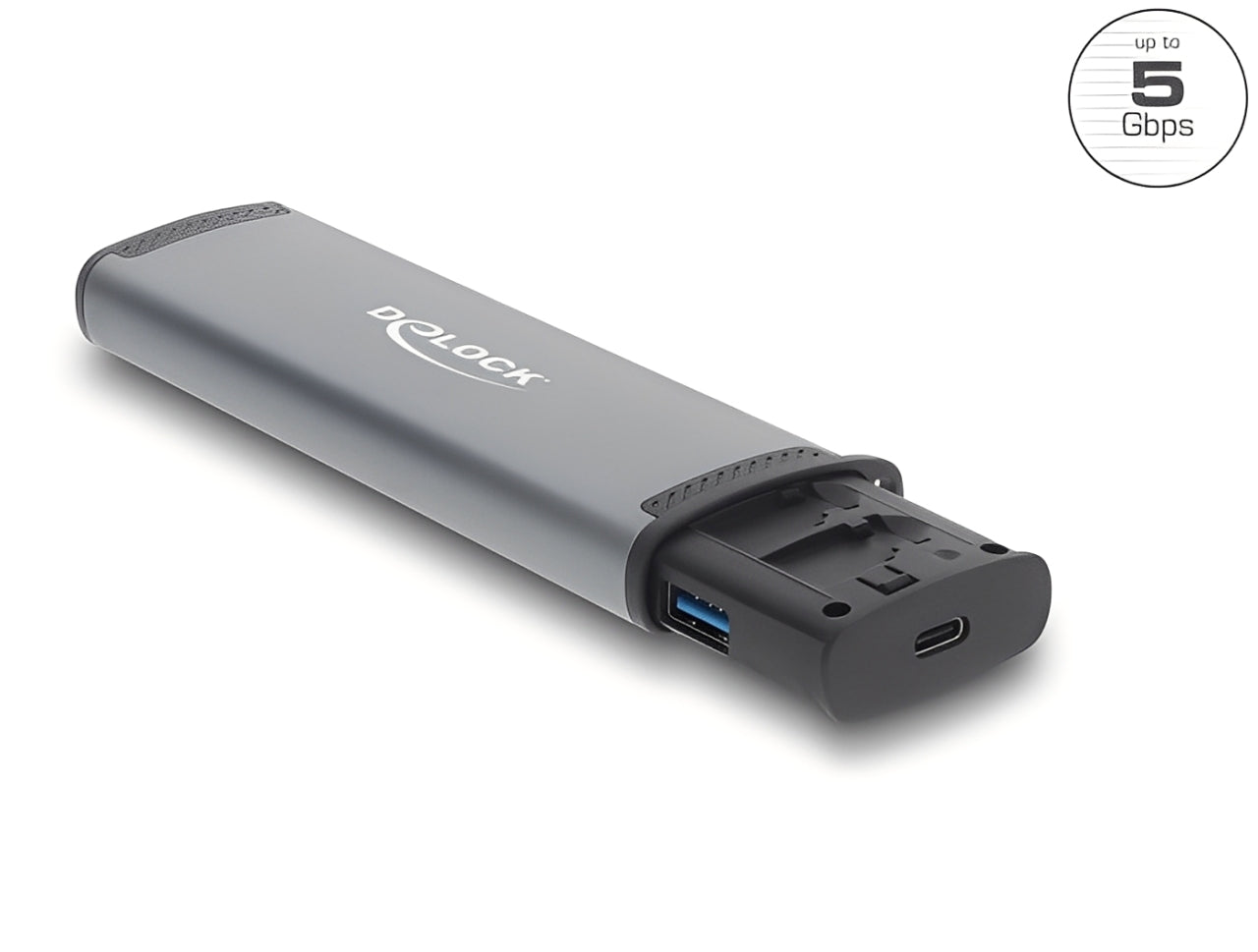 קורא כרטיסים USB‑C מבית Delock גרמניה לחיבור מהיר ונוח למחשב או לפטופ