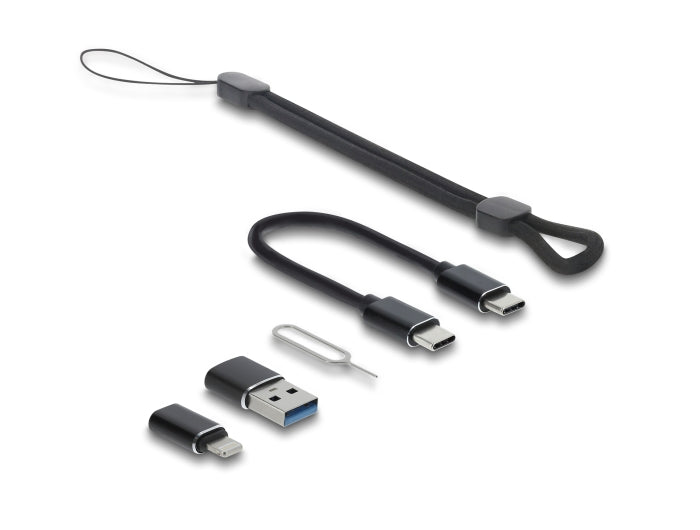 קורא כרטיסים USB‑C מבית Delock גרמניה לחיבור מהיר ונוח למחשב או לפטופ