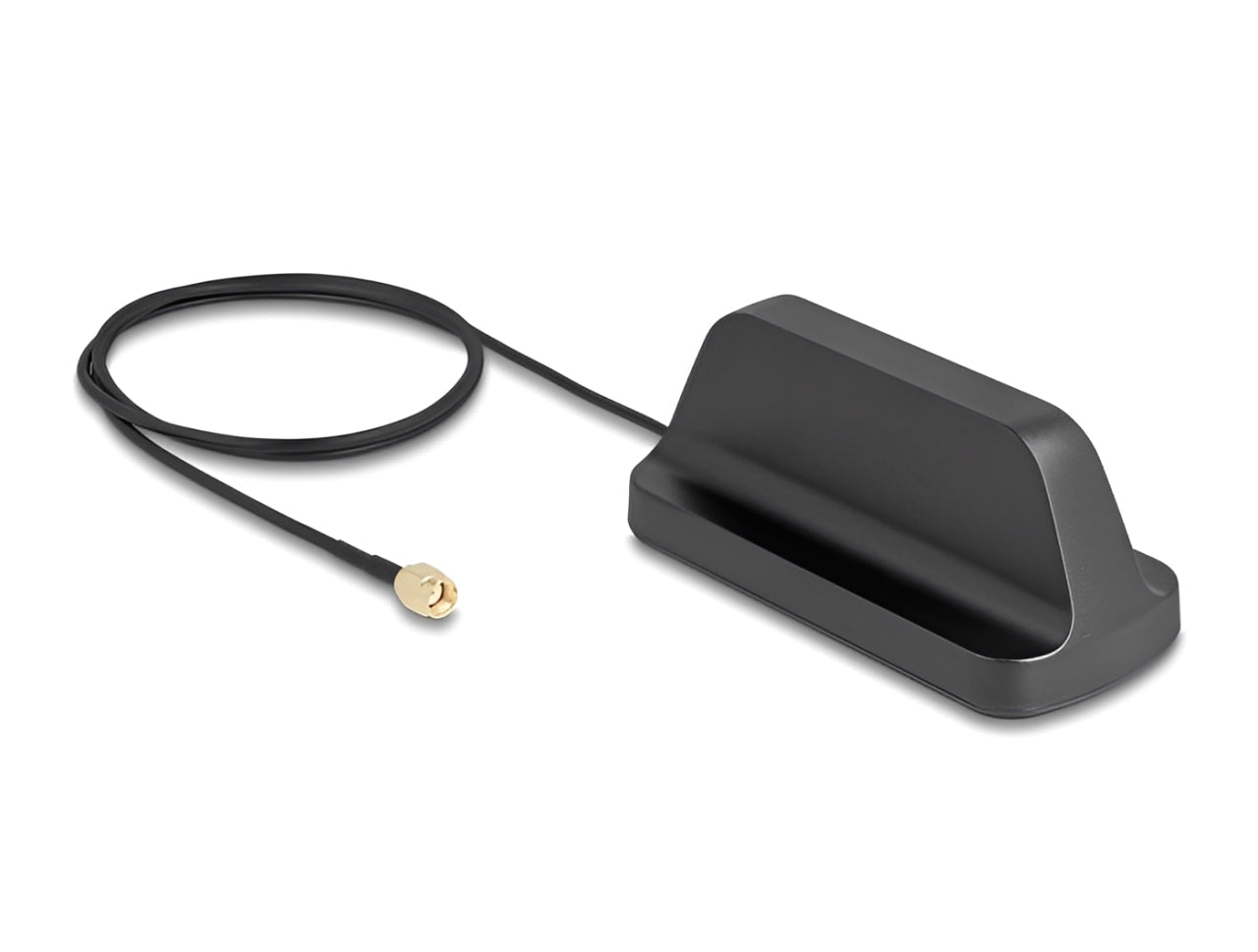 אנטנה חיצונית בתקן WiFi 7 מבית Delock גרמניה מיועדת לחיבור למכשיר WLAN עם ממשק RP-SMA לצורך שידור וקליטת אותות אלחוטיים