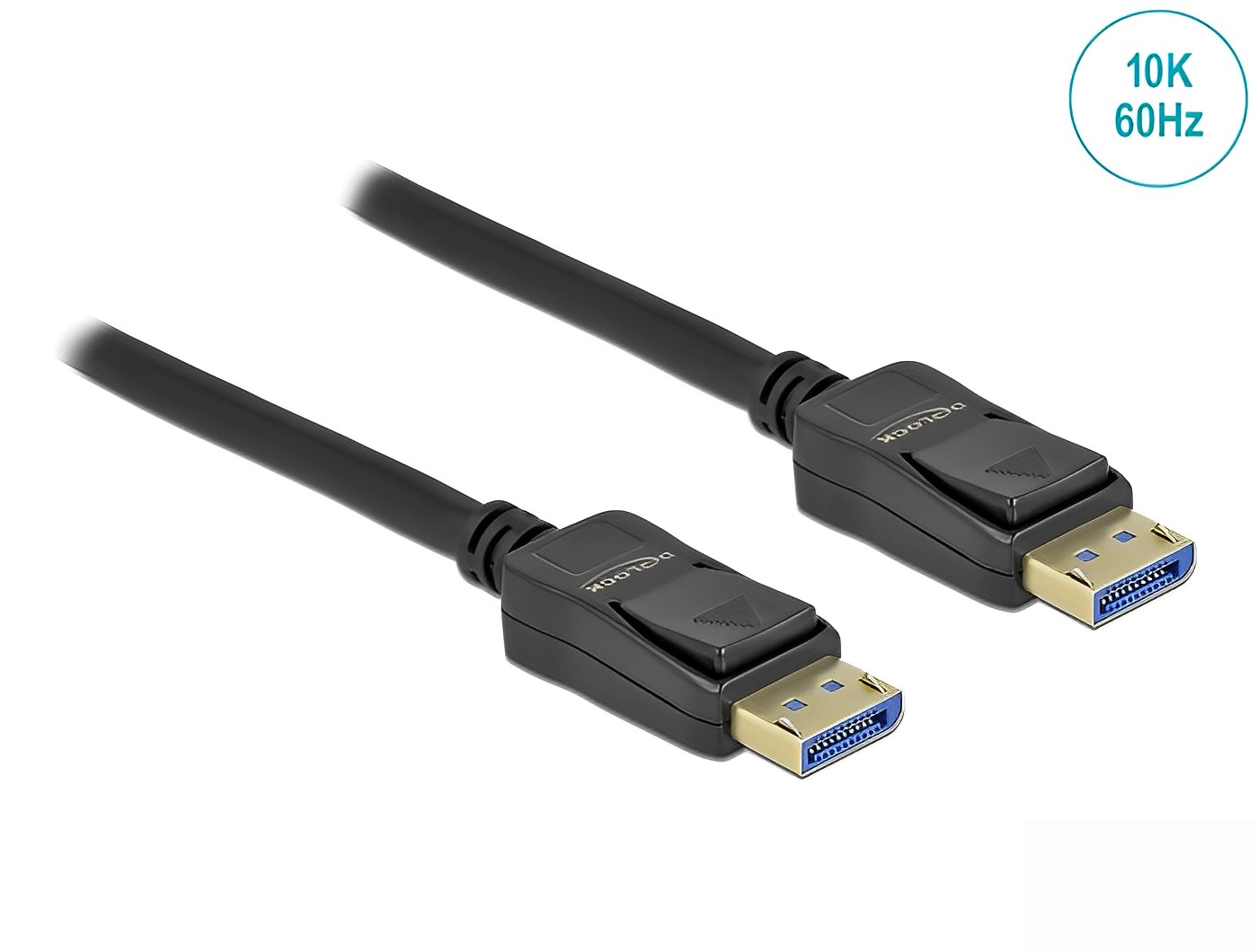 כבל DisplayPort 2.0 10K 54 Gbps ז/ז תומך 60 הרץ - delock.israel