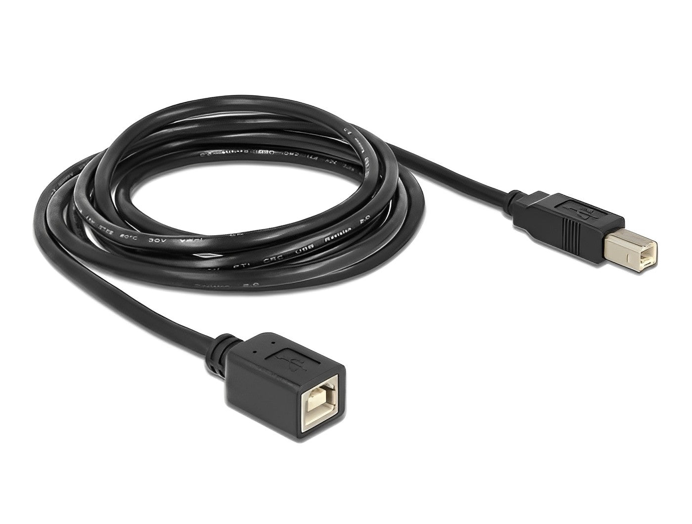 כבל מאריך USB-B 2.0 ז/נ - delock.israel