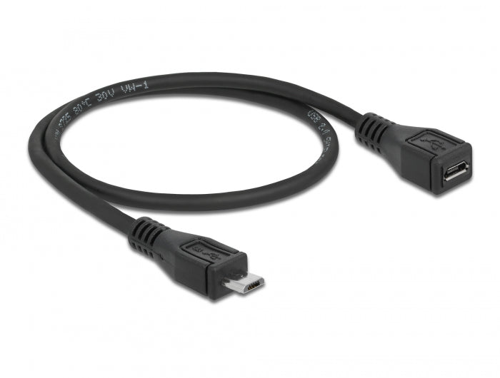 כבל מאריך מיקרו USB 2.0 ז/נ - delock.israel