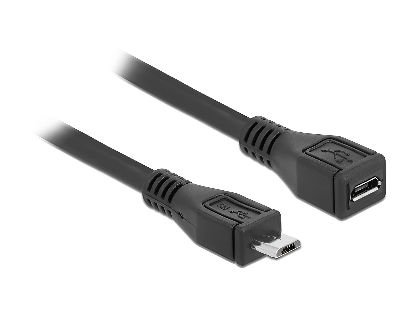 כבל מאריך מיקרו USB 2.0 ז/נ - delock.israel