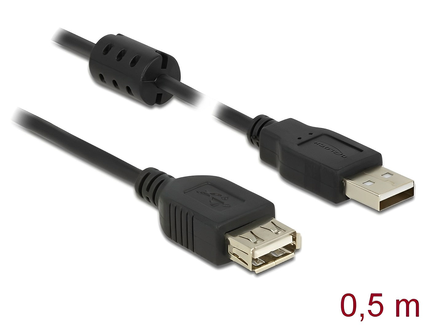 כבל מאריך USB-A 2.0 עם פריט ז/נ - delock.israel