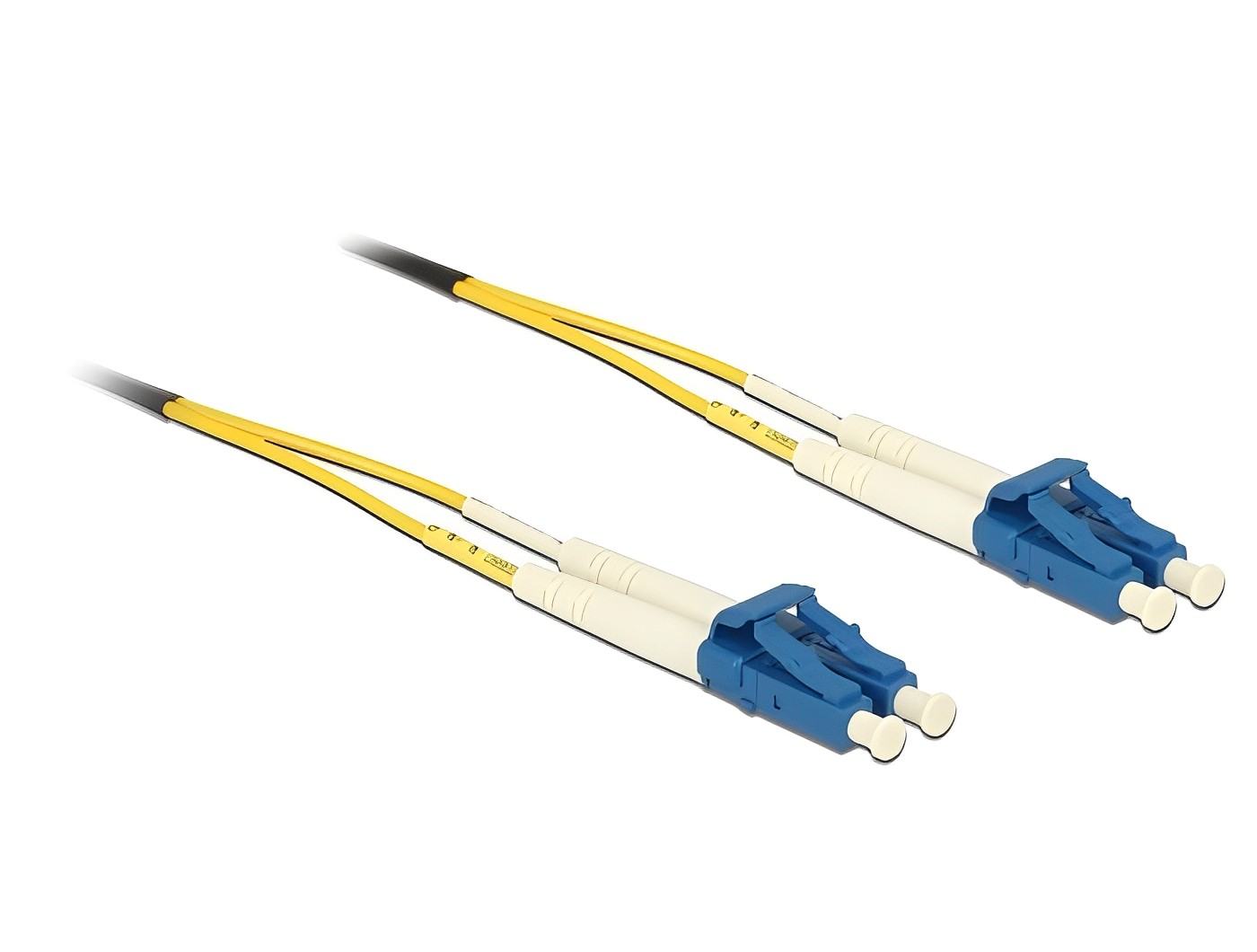 מגשר אופטי סינגל מוד LC Duplex OS2 ז/ז - delock.israel