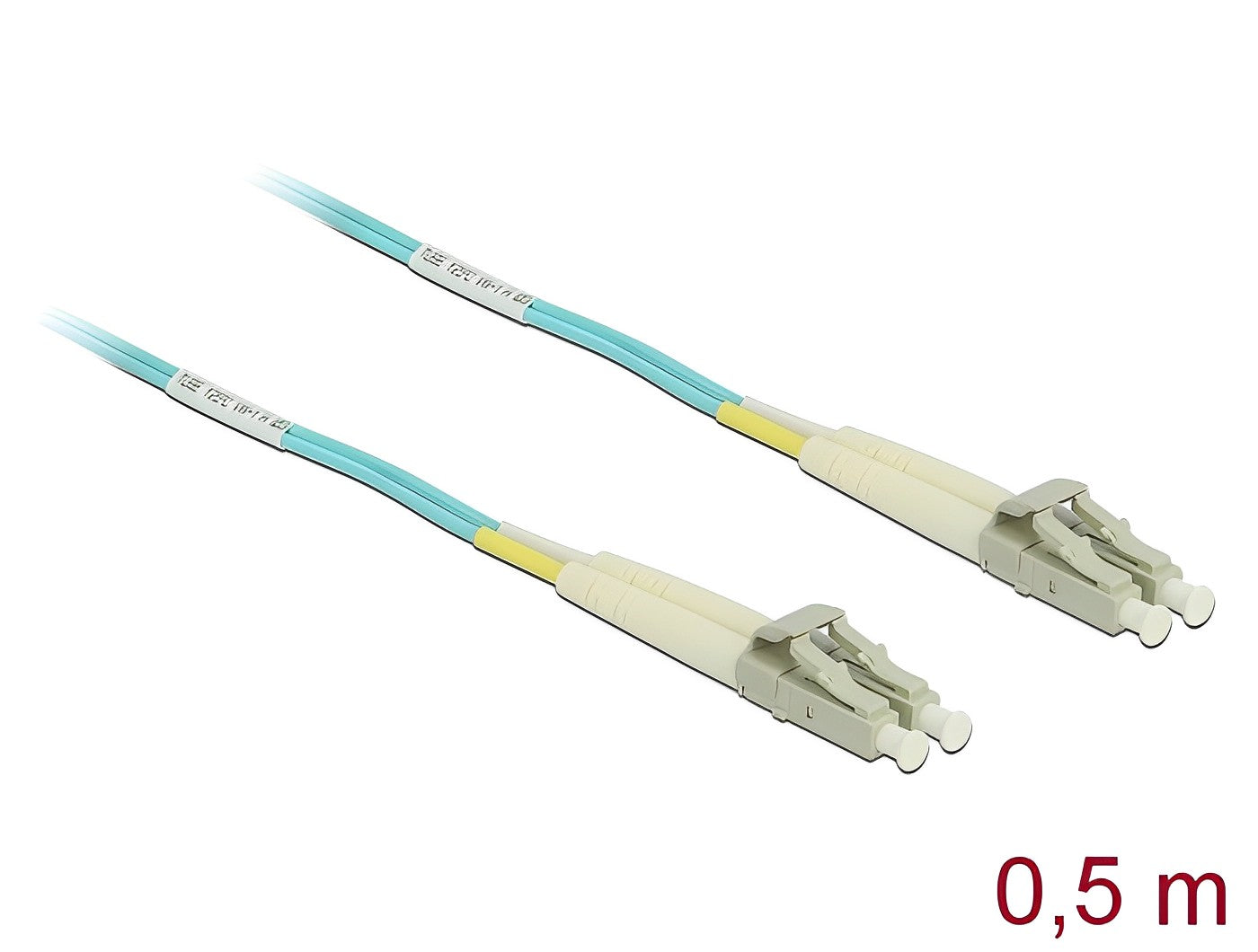 מגשר אופטי מולטי מוד LC Duplex OM3 ז/ז - delock.israel