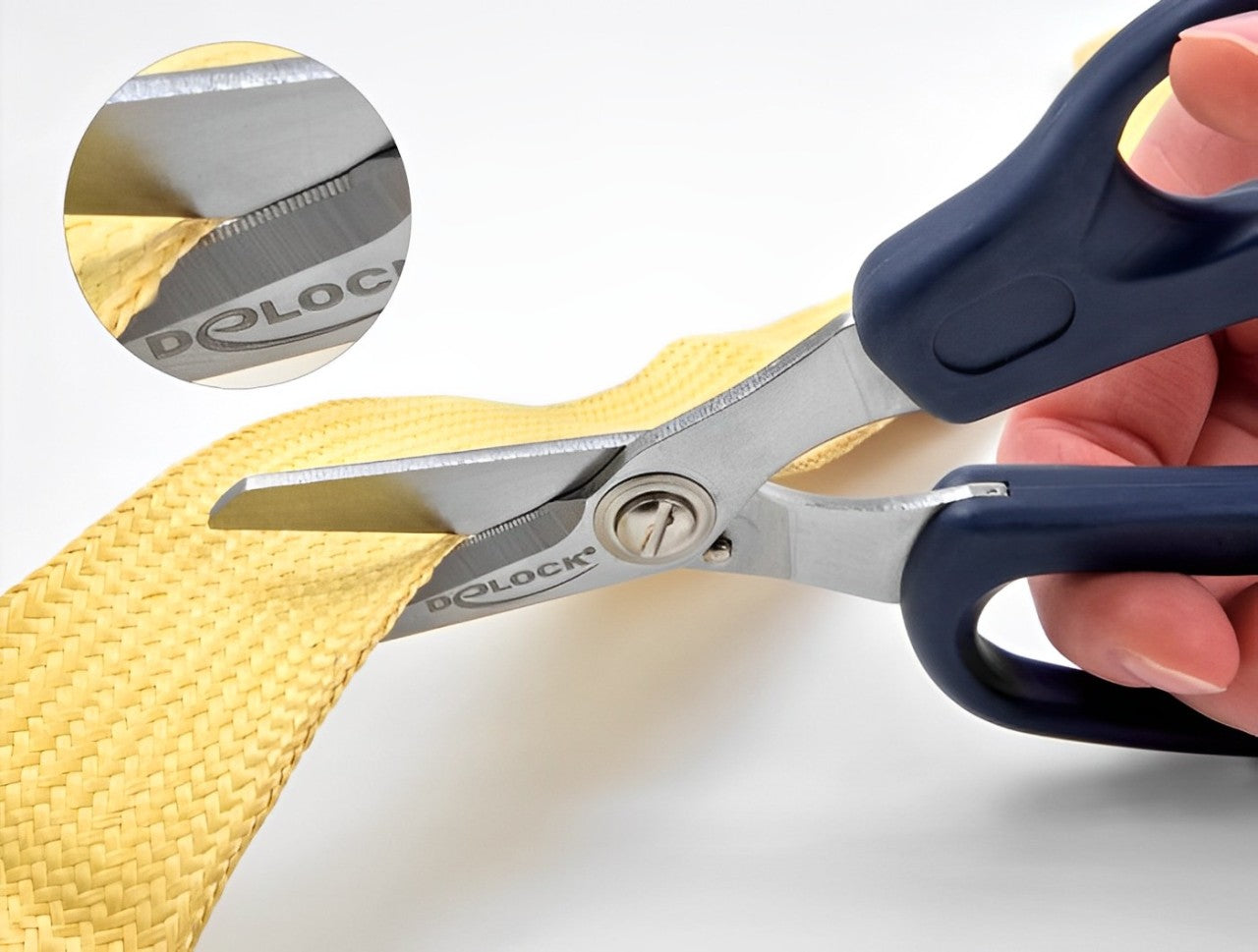 Delock Glass fiber scissors for fibers made of aramid - delock.israel