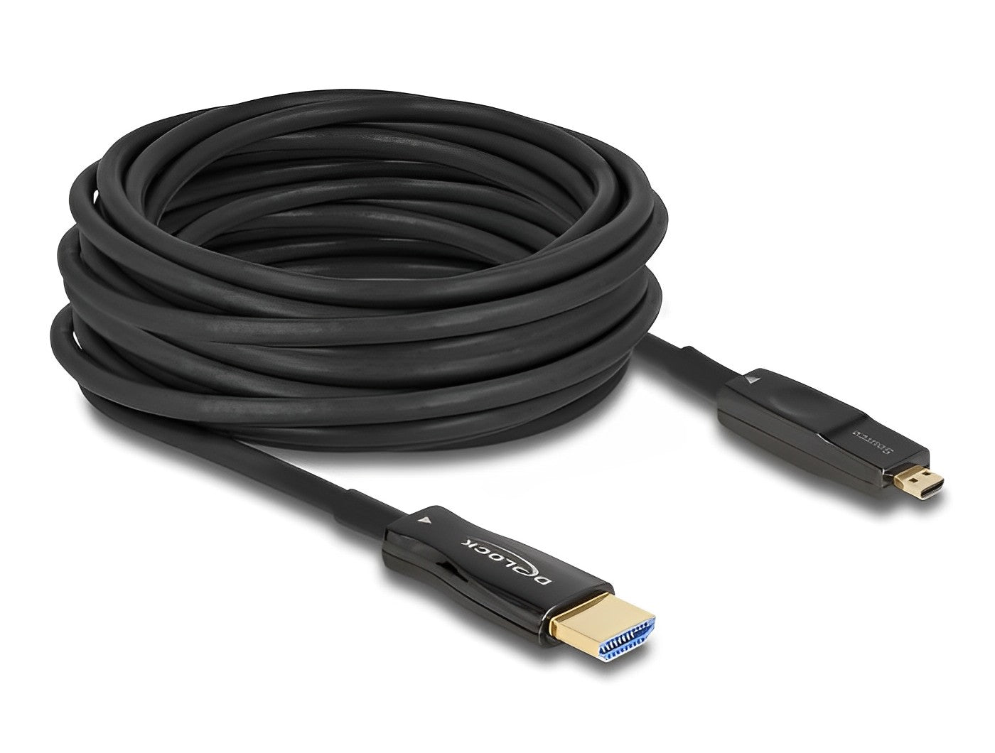 כבל אקטיבי Optical 5 in 1 HDMI 8K 60 Hz ז/ז עם ראשים נשלפים ניתן להשחלה - delock.israel