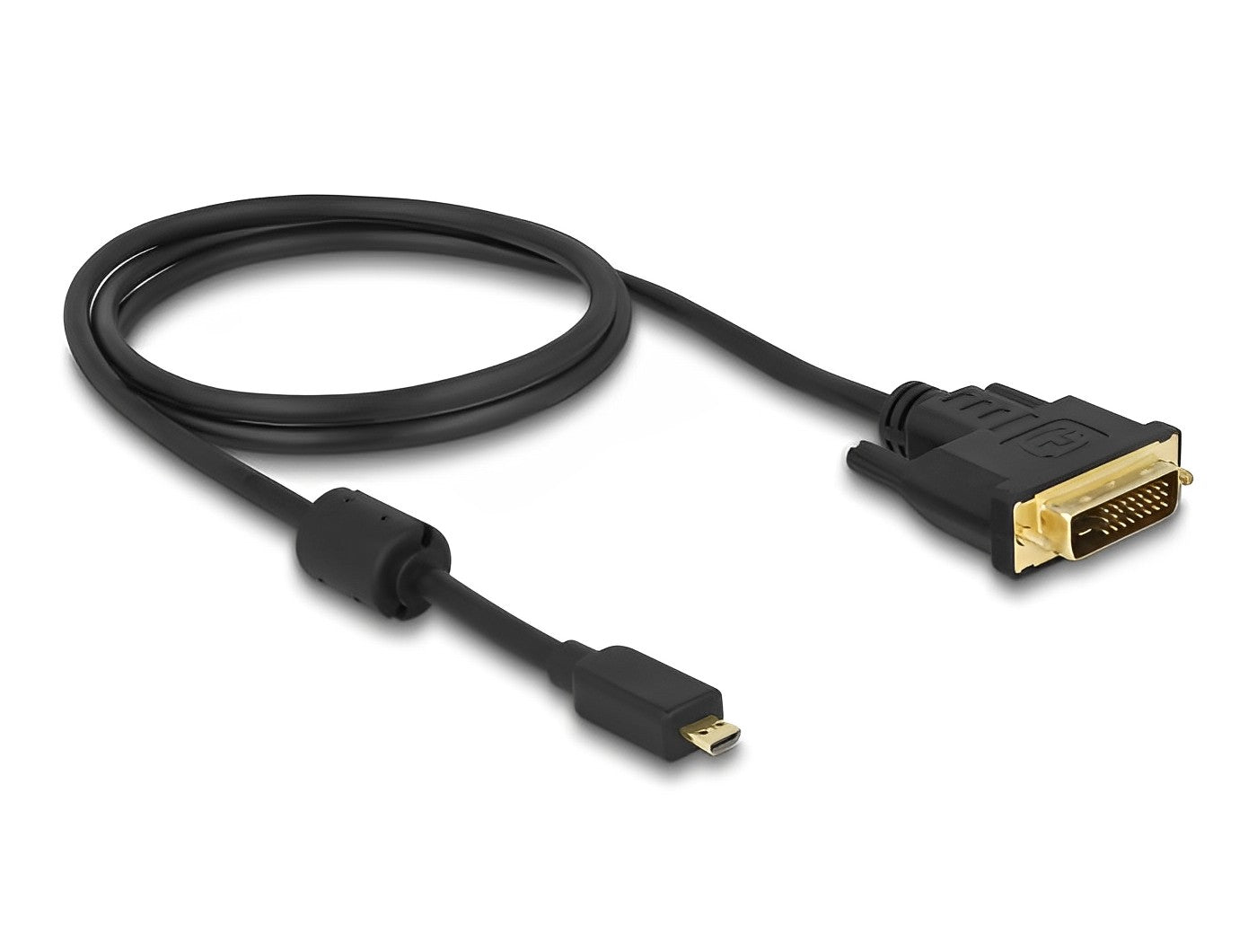 כבל תצוגה תקע מיקרו HDMI לתקע DVI 24+1 תומך 60 הרץ - delock.israel