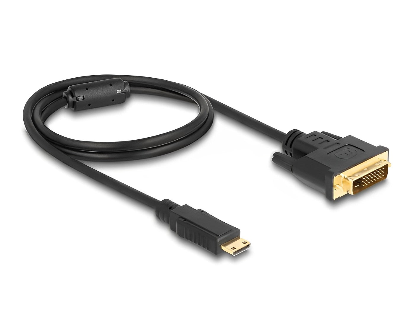 כבל תצוגה תקע מיני HDMI לתקע DVI 24+1 תומך 60 הרץ - delock.israel