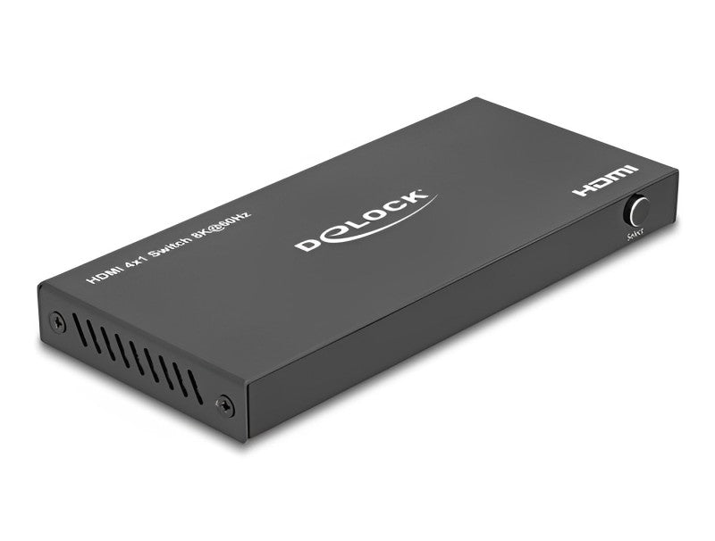 מיתוג HDMI 8K HDR 4/1 + שלט אינפרא אדום - delock.israel
