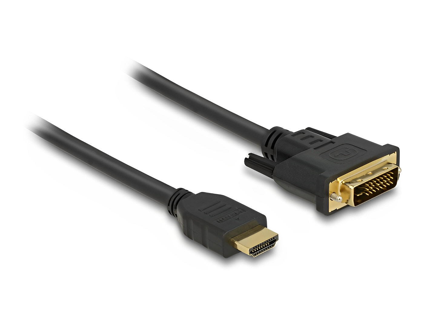 כבל תצוגה תקע HDMI לתקע DVI 24+1 - delock.israel