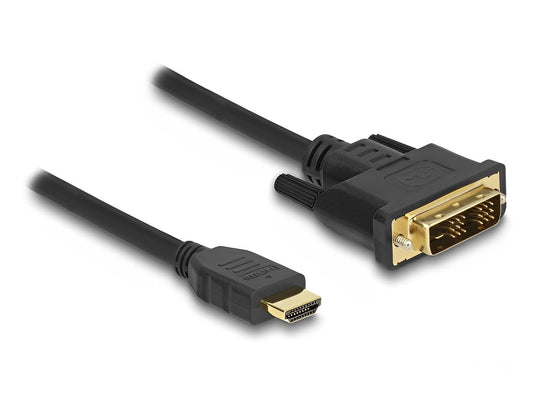Delock HDMI to DVI 18+1 cable bidirectional 0.5 m - delock.israel