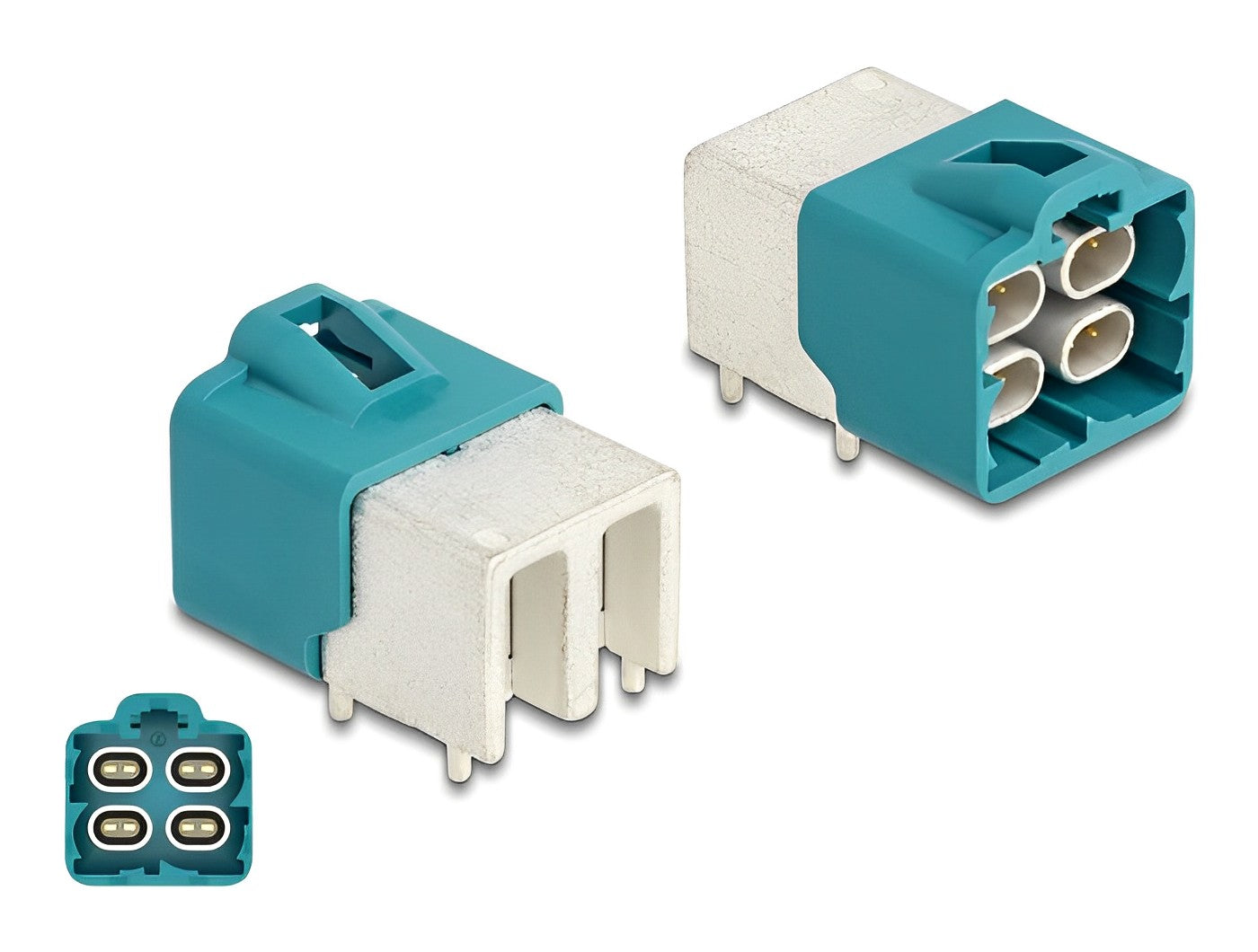 Delock HDMTD quad plug angled for PCB - delock.israel