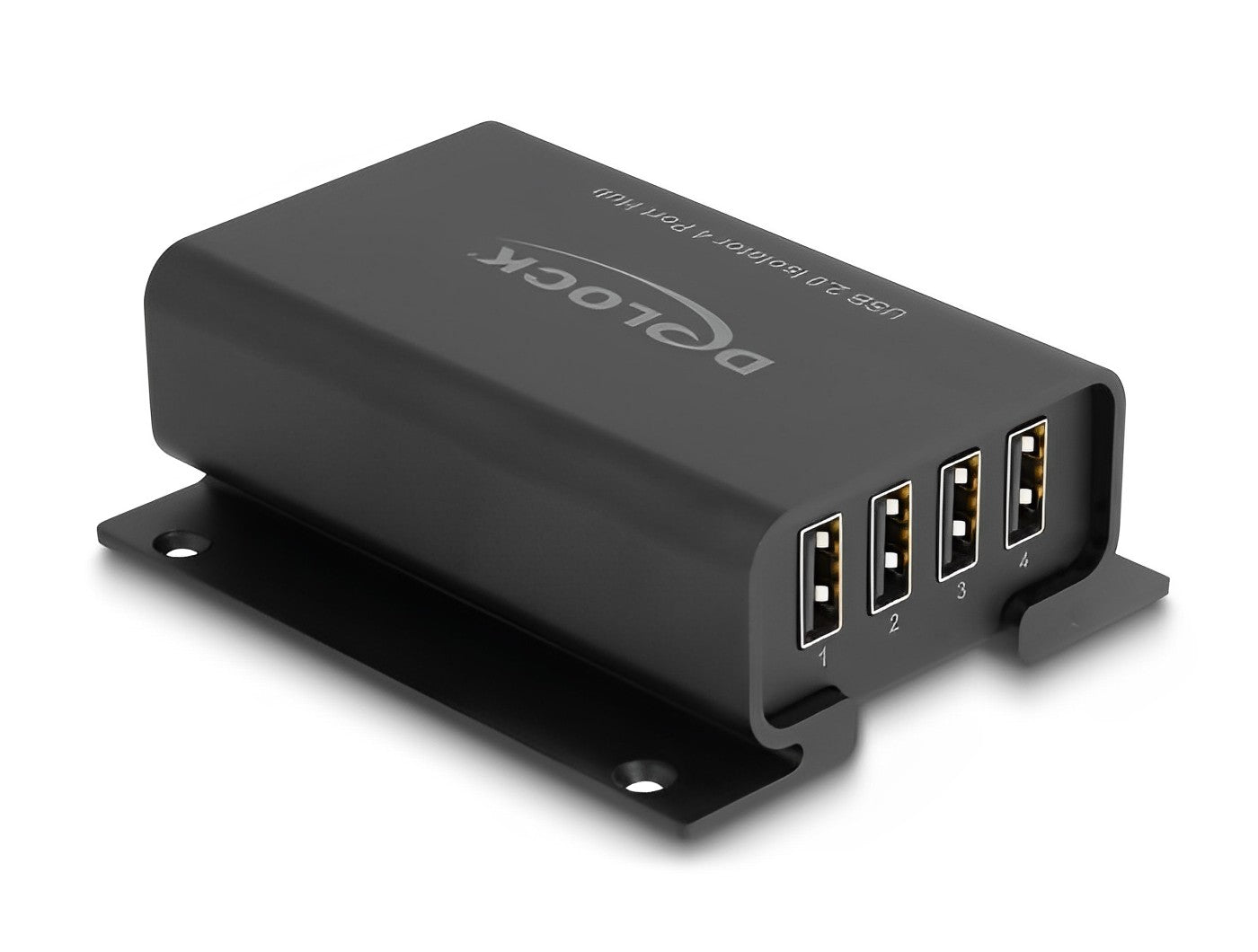 מבודד USB 2.0 עם בידוד 5 קילוואט עם 4 יציאות USB-A - delock.israel
