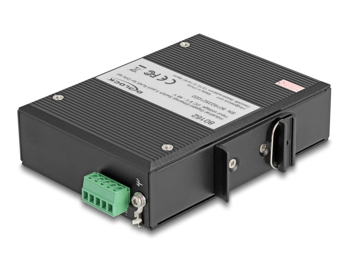 מתג Gigabit Ethernet תעשייתי מבית Delock גרמניה מאפשר חיבור של רכיבי רשת שונים