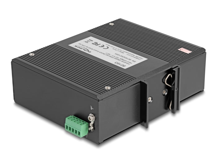 מתג Gigabit Ethernet תעשייתי מבית Delock גרמניה מאפשר חיבור של רכיבי רשת שונים
